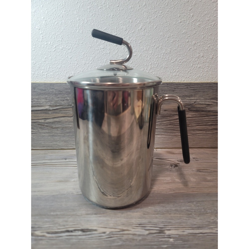 Kuhn Rikon Swiss Stainless Steel Steamer Stockpot w/ wire basket 11cps